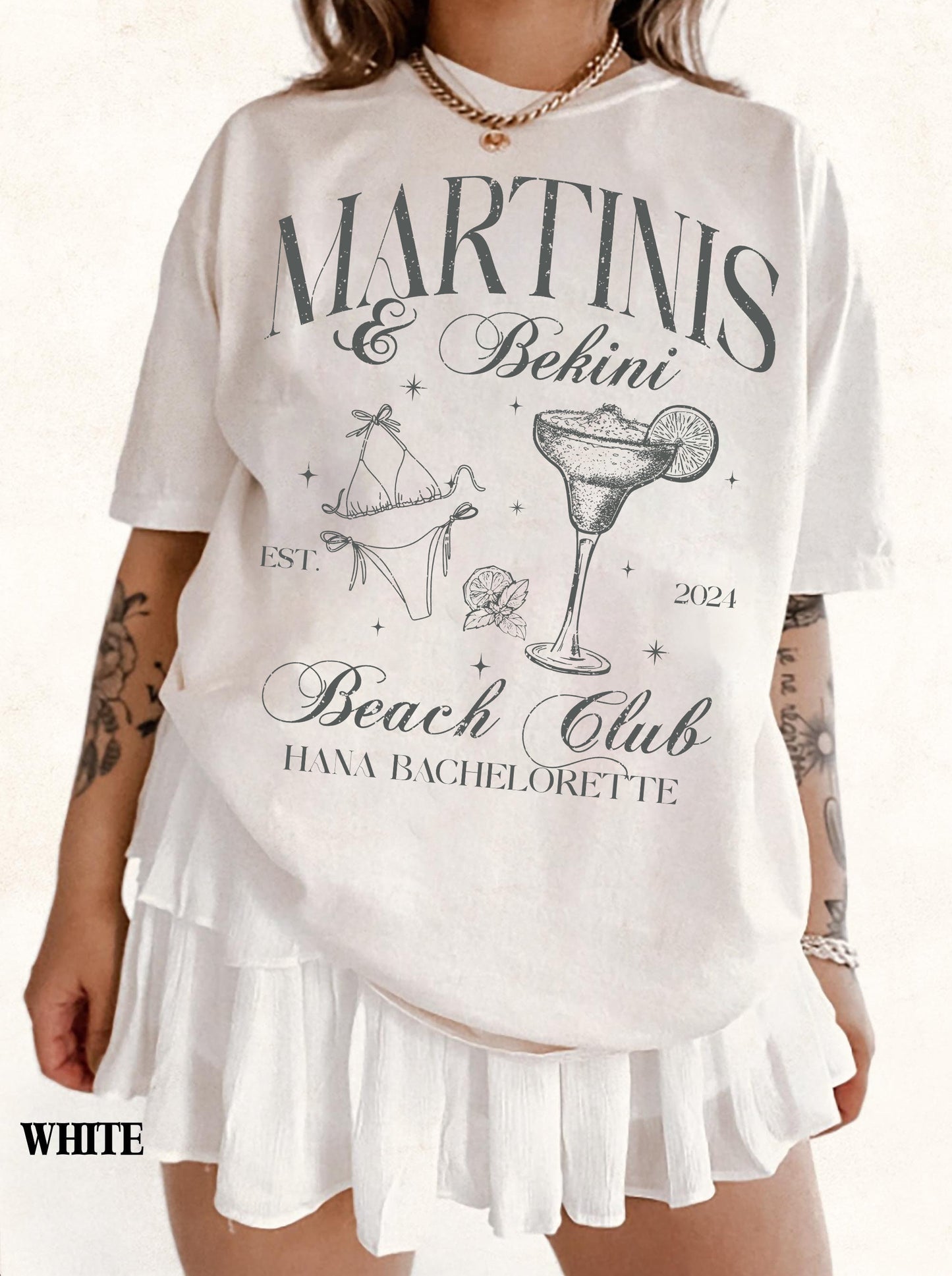 Martinis and Bikinis,Beach Bachelorette Party Shirt,Comfort Colors Personalized Luxury Bachelorette,Custom Bride,Social Club Bach Shirt