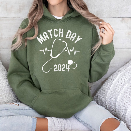 Match Day 2024, Comfort Colors, Medical School Match Day, Residency Match, Internist Match, Med School Match, Match Day Tee sweatshirt