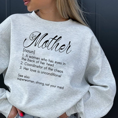 Mother Definition Shirt, Mother Long Sleeve, Mothers Day Sweatshirt, Mom Definition Shirt,Mom Life Long Sleeve,Meaning Of Mother Long Sleeve