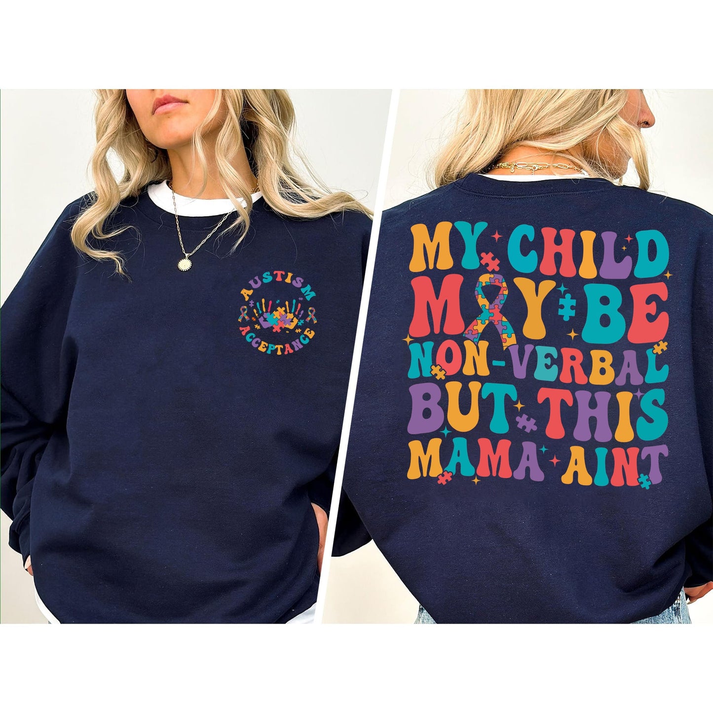 My Child May Be Non-Verbal But This Mama Ain’t Shirt, Autism Mama Shirt, Autism Awareness Shirt, Neurodivergent Gift, Autism Awareness Gift