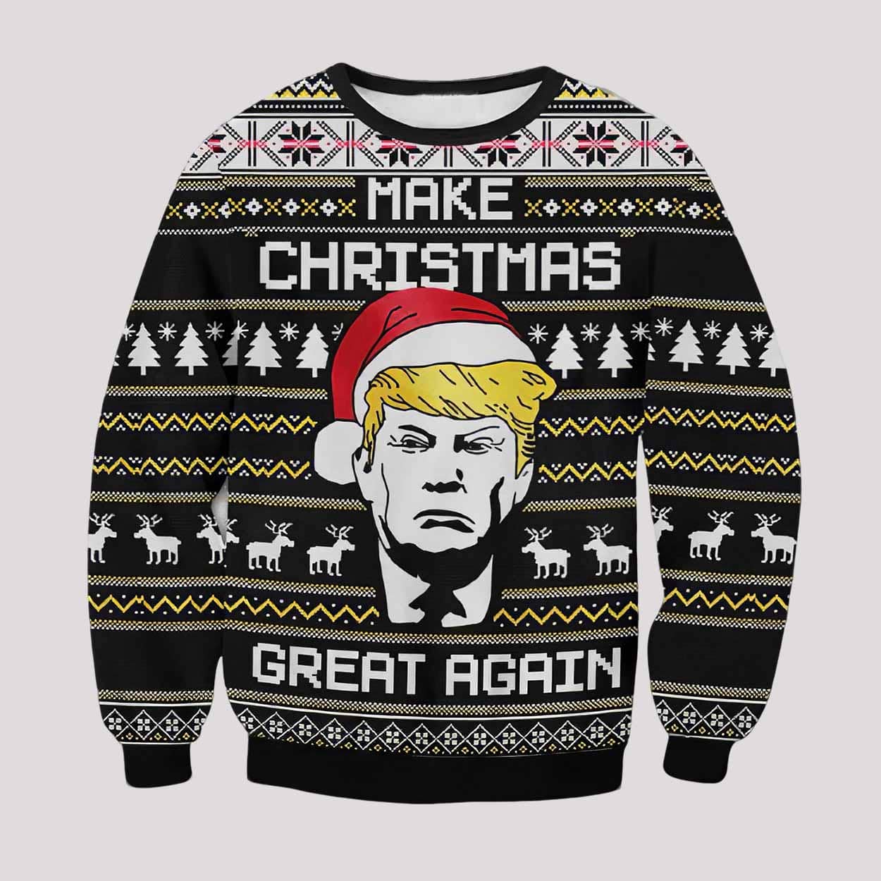Make Christmas Great Again Funny Ugly Christmas Sweater