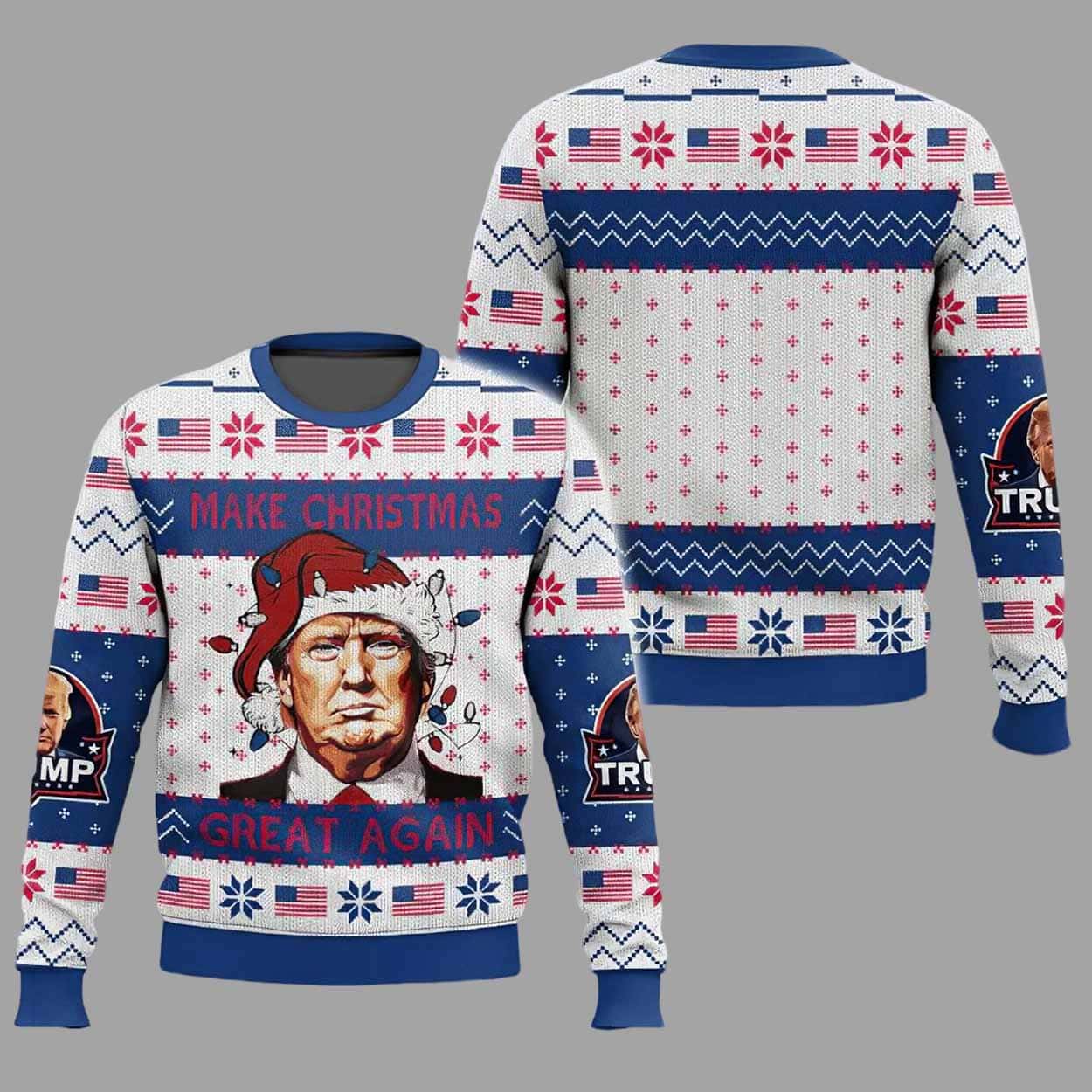Make Christmas Great Again Trump Ugly Christmas Sweater