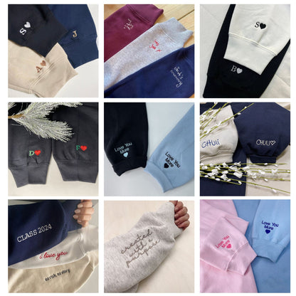Mama, Grandmama With Kid Name Sweatshirt, Hoodie  Custom Embroidery