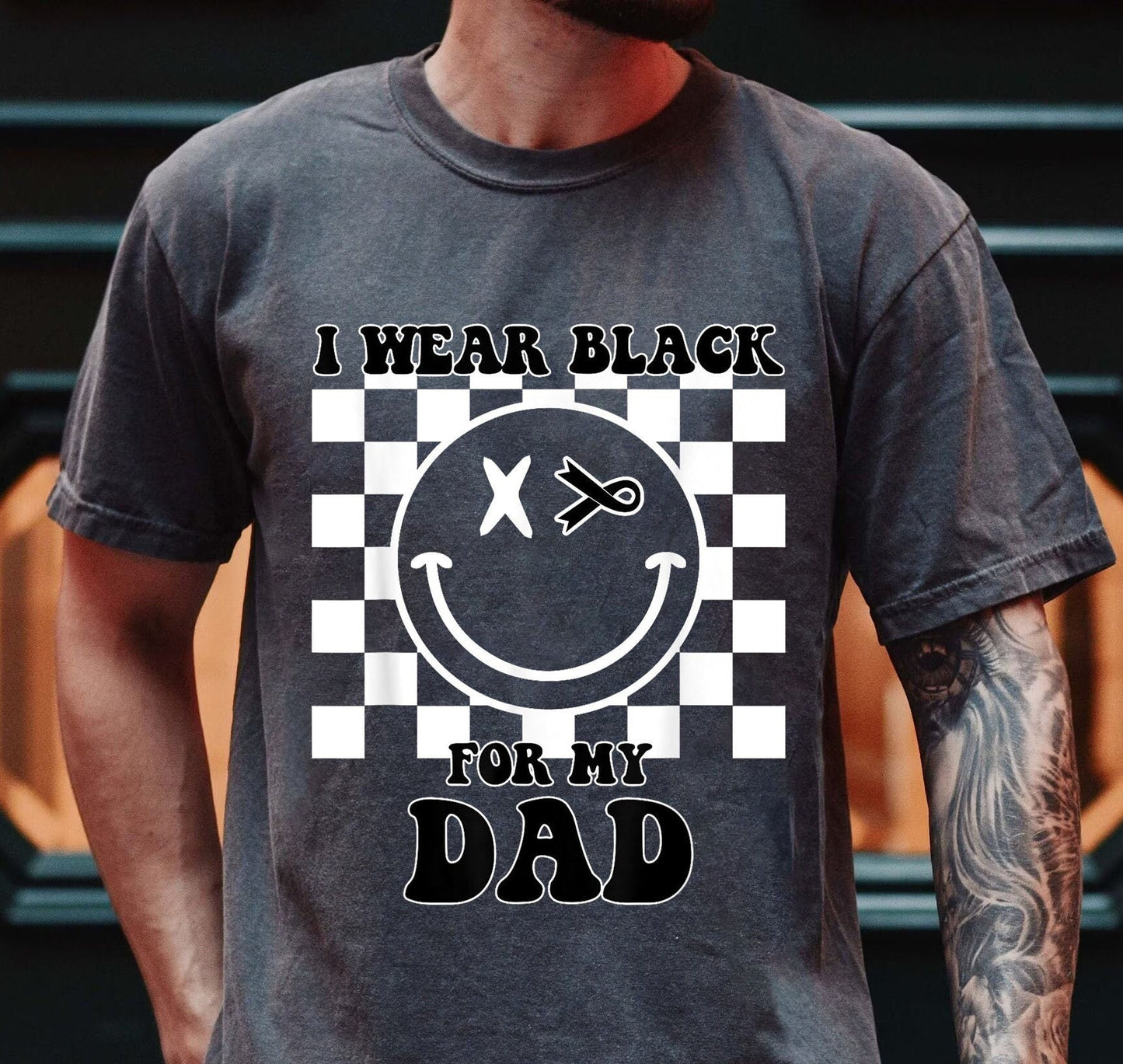 Melanoma Cancer For Dad Melanoma Awareness T-Shirt, Daddy Shirt, Father's Day Gift, Sarcastic Dad Shirt