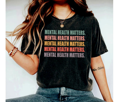 Mental Health Awareness T-Shirt, Mental Health Matters Shirt, Mental Health Advocate Tee, Mental Health Support T-shirt, mors dag gave