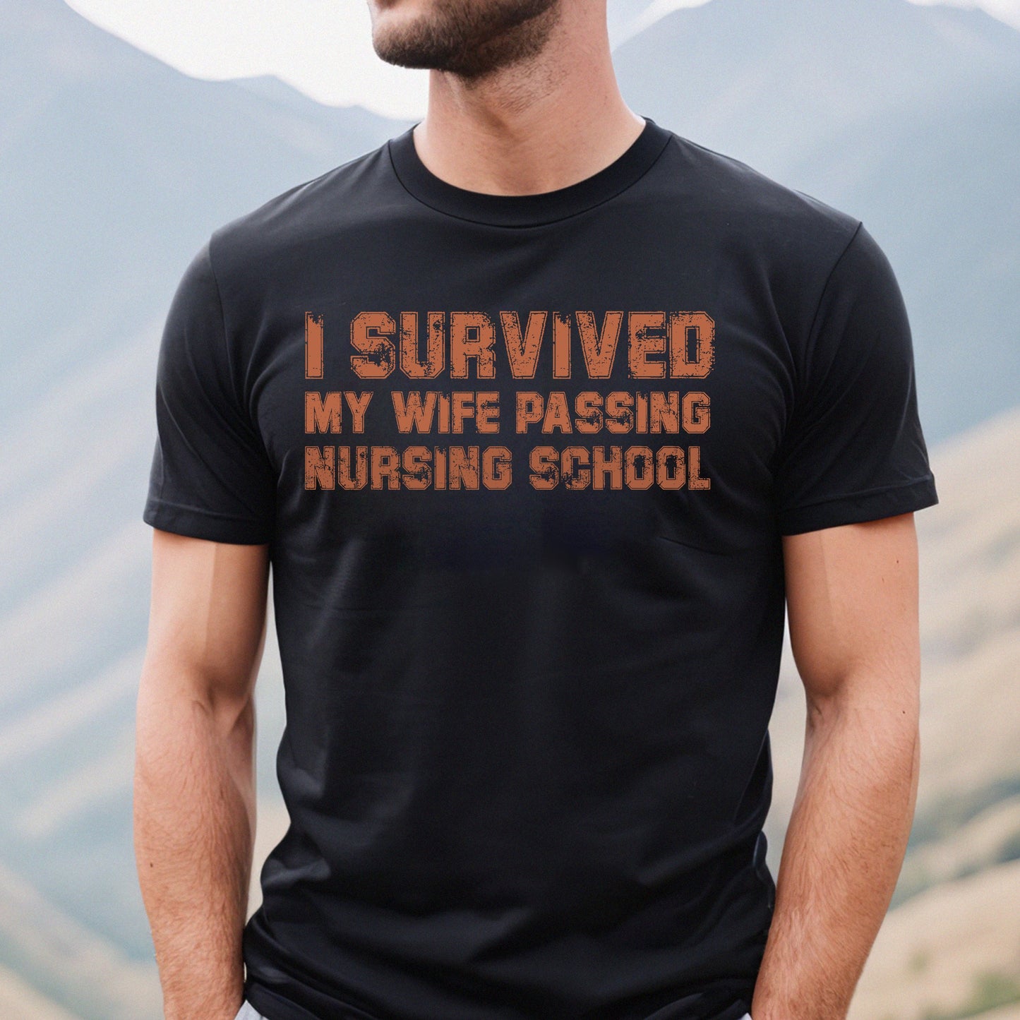 Nursing School Graduation, I survived my wife passing nursing school, Funny nurse gift, Graduation Gift , Masters in Nursing,girlfriend gift
