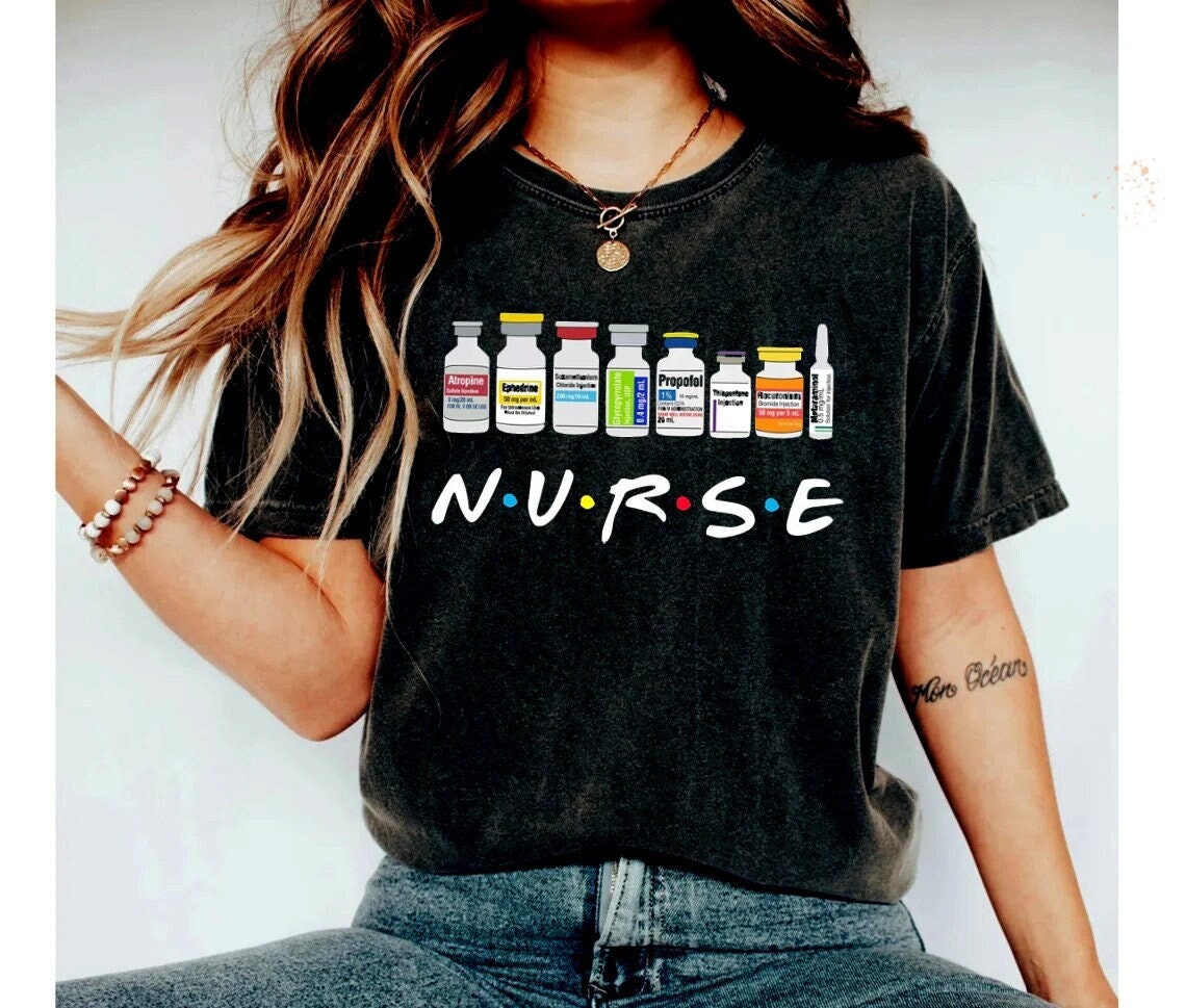 Nurse Friend, ICU Propofol Shirt, Propofol CRNA Medical Critical Care, Friend Nurse Shirt, Gift For Crna, ICU Critical Care Nurse shirt