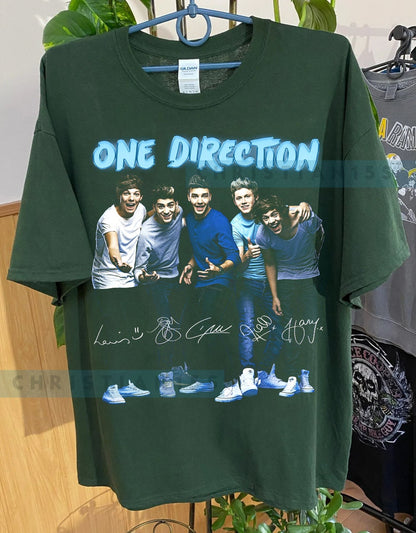 On.e Direc.tion shirt, 1d shirt, member's signature On.e Direc.tion Shirt, country music, Pop Music Fan shirt Gift for men women tshirt