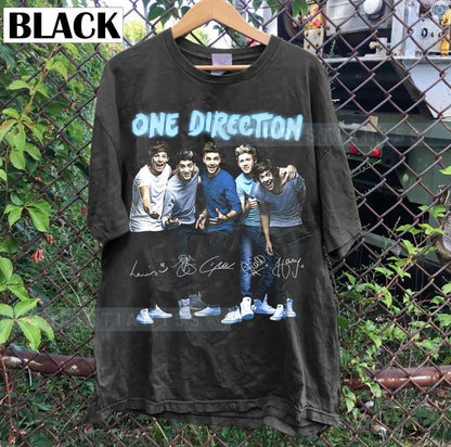 On.e Direc.tion shirt, 1d shirt, member's signature On.e Direc.tion Shirt, country music, Pop Music Fan shirt Gift for men women tshirt
