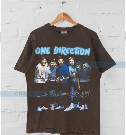 On.e Direc.tion shirt, 1d shirt, member's signature On.e Direc.tion Shirt, country music, Pop Music Fan shirt Gift for men women tshirt