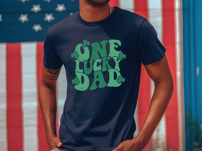 One Lucky Dad Shirt, Dad St. Patrick's Day Shirt, One Lucky Daddy Tee, Lucky Dad Top, St Patricks shirt for Dad Shirt