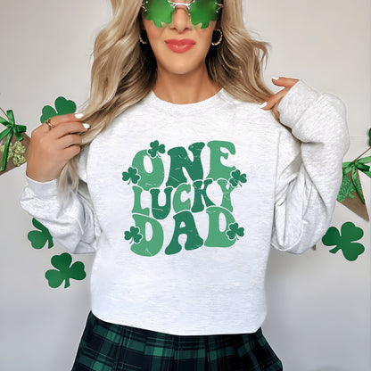One Lucky Dad Shirt, Dad St. Patrick's Day Shirt, One Lucky Daddy Tee, Lucky Dad Top, St Patricks shirt for Dad Shirt