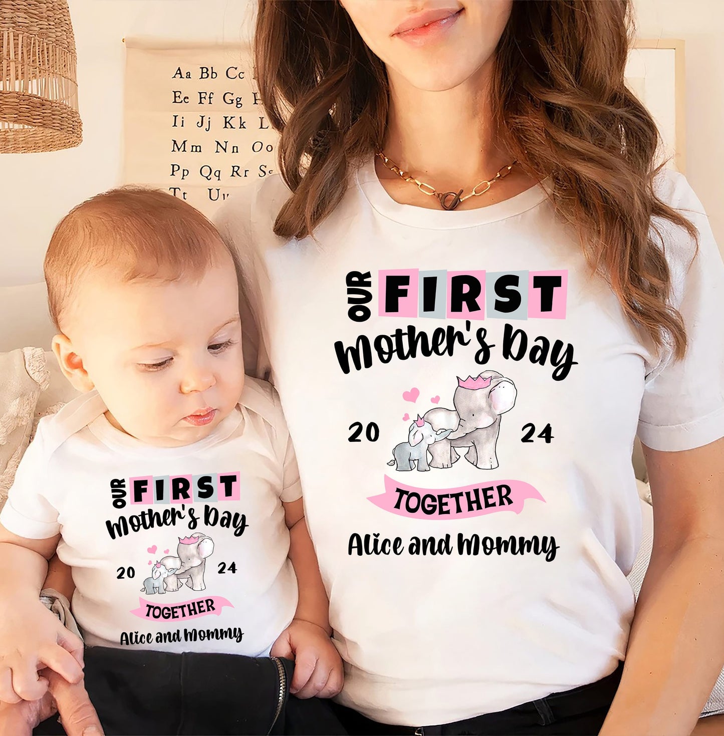 Our First Mothers Day Custom, New Mom Gift, Mothers Day Shirt , Matching Mothers Day, Mothers Day Sweatshirt, Gift for Mom, Mothers Day tee