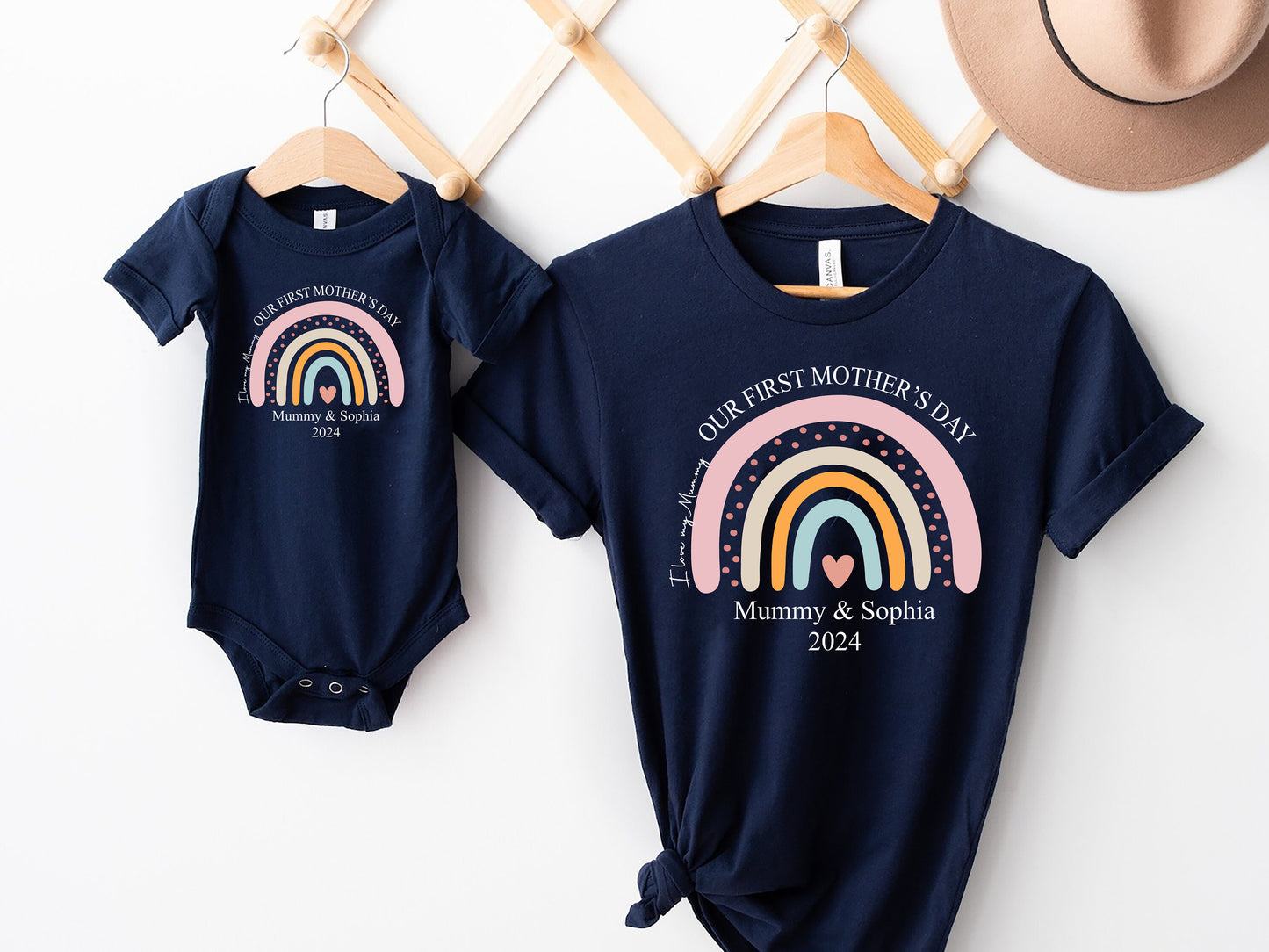 Our First Mothers Day Shirt, Personalised Mothers Day Gift, 1st Mothers Day Gift, First Mothers Day Bodysuit, Gift for Mum, New Mum Gift