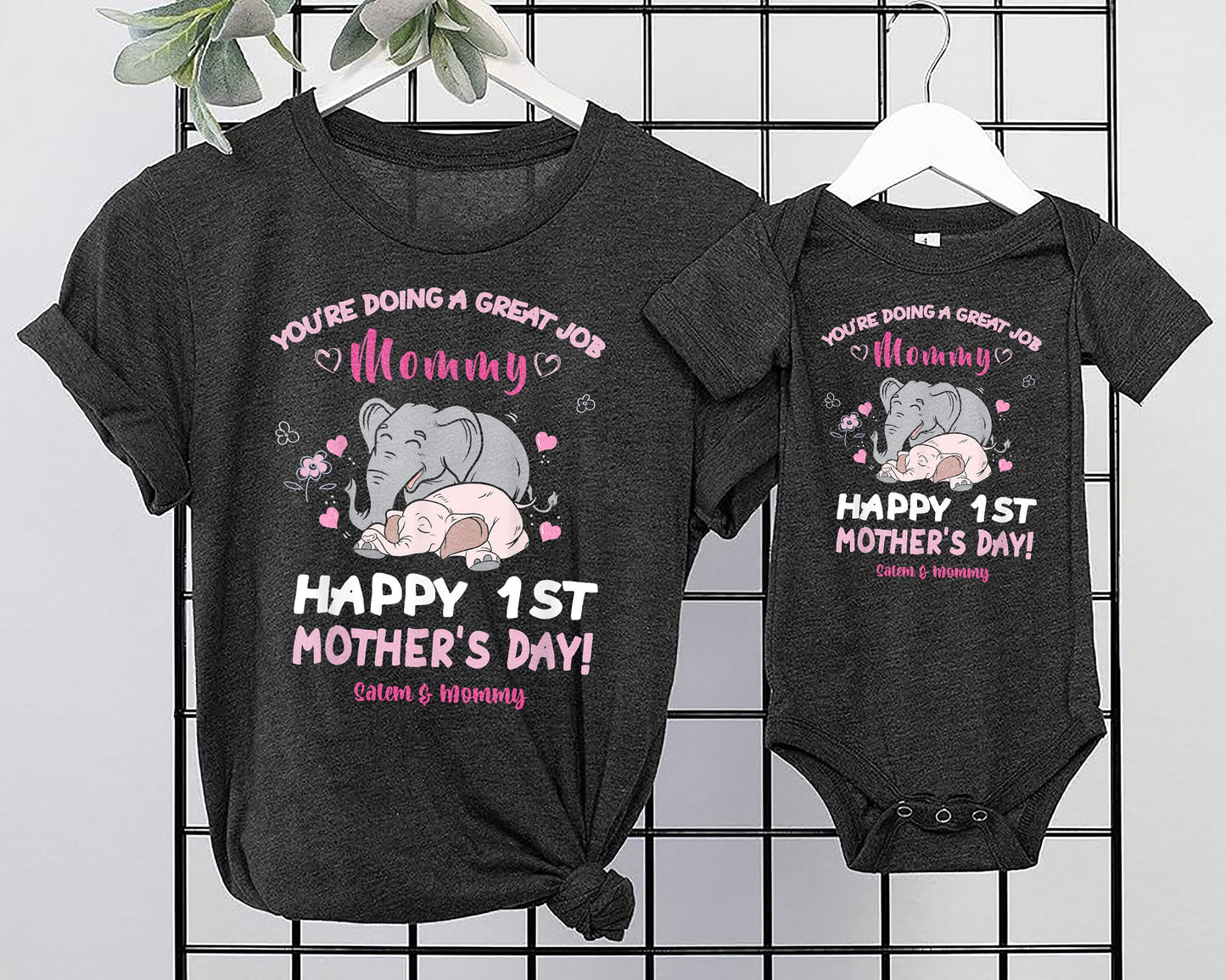 Our First Mothers Day Onesie®, Mothers Day Gift, Mothers Day Onesie, First Mothers Day Onesie, Personalized Onesie, Personalized Gift tee