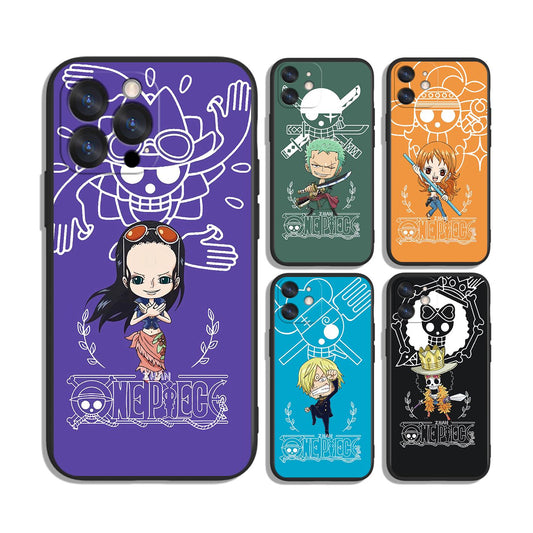 Ocean Voyage Anime Shonen Pirate World Phone Case for iPhone – Protective and Stylish - Fits Most Models - Unique Printed Design