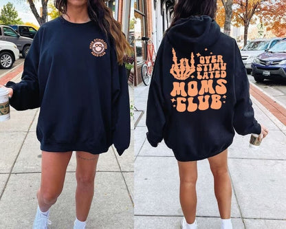 Overstimulated Moms Club Sweatshirt, Overstimulated Moms Club Shirt, Overstimulated Moms Sweatshirt, Cute Retro Shirt for Moms, Aunt gift