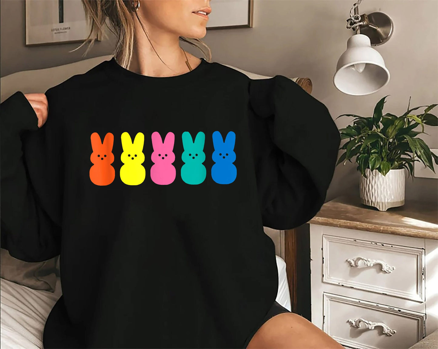 Peep my Sweatshirt, Candy Peeps Tee, Egg Hunt Shirt, Spring Room Mom, Christian Spring, Eggs and Bunnies, Pastel Easter,Rainbow Easter gifft