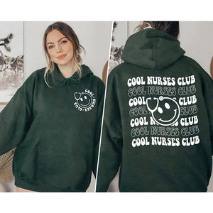 PERSONALIZED Cool Nurses Club Sweatshirt, School Nurse Shirt, Nursing Organizations, Registered Nurse, Nurse Squad, Nurse In Progress Shirt