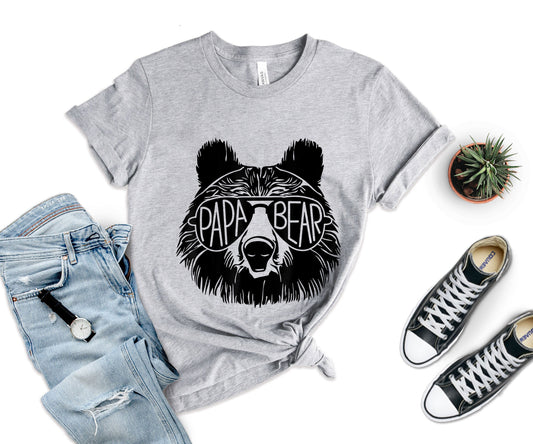 Papa Bear Sunglass T-shirt, Dad Shirt, Husband Present, Father's Day Gift, Gift For Him, Gift For Father, Christmas Gift For Dad, Dad Gift