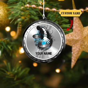 Personalized Deejay Christmas Ornament, DJ Ornament, Christmas Gift Deejay, Ornament Decoration