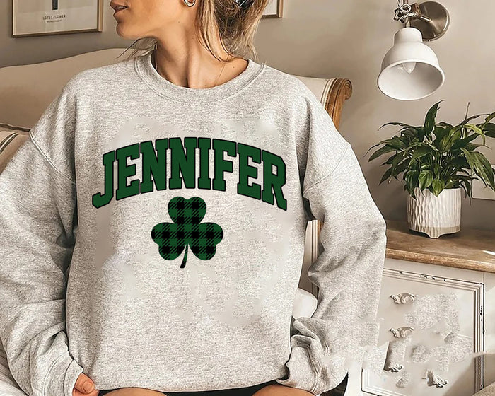 Personalized Last Name St Patrick's Day, Distressed Custom Irish Shirt, Patrick’s Lucky Shirt, St Patty's Day Shirts, Lucky Shamrock Shirt