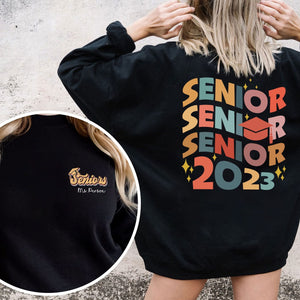 Personalized Senior 2023 Sweatshirt, Class of 2023 Sweatshirt, Collage, High School Graduation Sweatshirt, Back To School, Graduation Gift