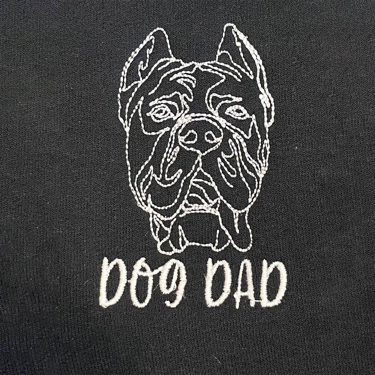 Personalized Cane Corso Dog Dad Embroidered Collar Shirt, Custom Shirt with Dog Name, Cane Corso Gifts Dog Lovers