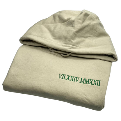 Personalized Date Hoodie Anniversary Year Embroidered Matching Wedding Anniversary Gifts
