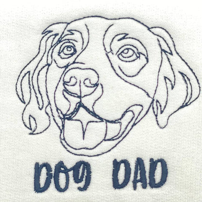 Personalized Golden Retriever Dog Dad Embroidered Collar Shirt, Custom Shirt with Dog Name, Best Gifts for Golden Retriever Lovers