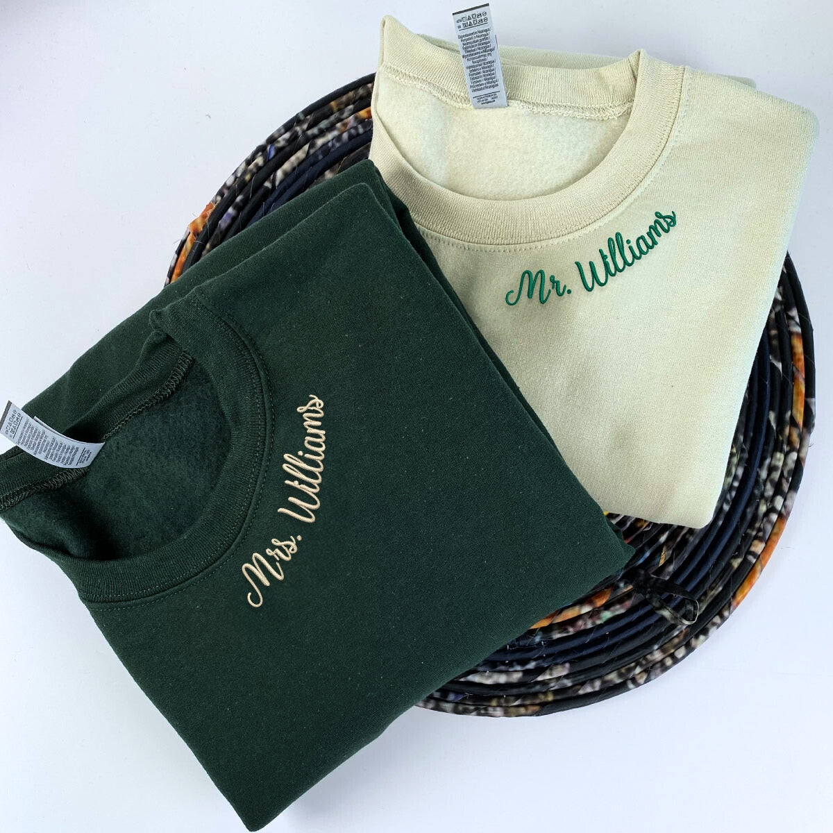 Personalized Unique Bridal Shower Gift for Coworker with Future MRS Sweatshirt Embroidered