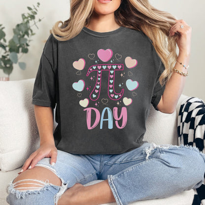 Pi Day 3.14 Shirt, Pi Symbol Shirt, Funny Pi Day Candy Heart Math Lovers Shirt