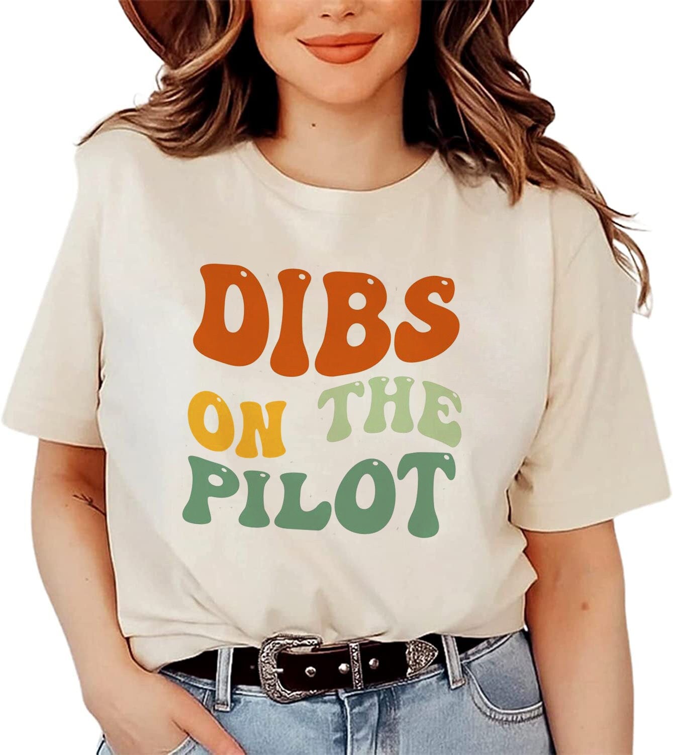 Pilot Wife Sweatshirt, Dibs On The Pilot gift, Aviation Gift, Airline Airplane Pilot, Pilot Graduation, Funny Flying Shirt