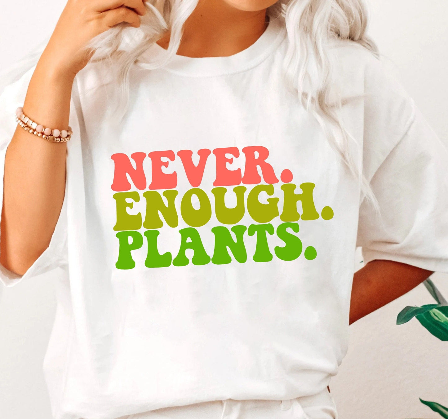 Plant T-shirt, Plant Lover Gift, Plant Lover Shirt, Gardening Shirt, Plant T Shirt, Never Enough Plants Shirt, Gardening Gift