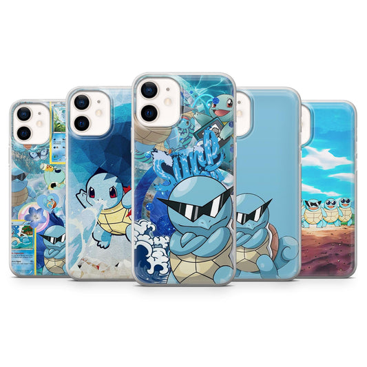 Pocket Monters Phone Case Squirtle Video Game Cover for iPhone