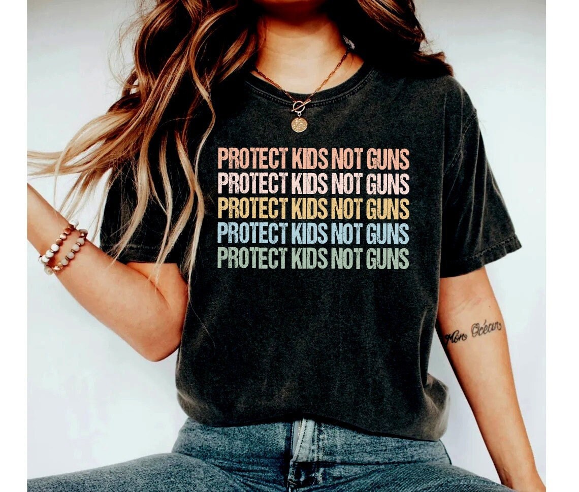 Protect Kids Not Guns, Thoughts and Prayers, Gun Reform, Gun Control, Anti-Gun, Progressive Teacher, End Gun Violence shirt