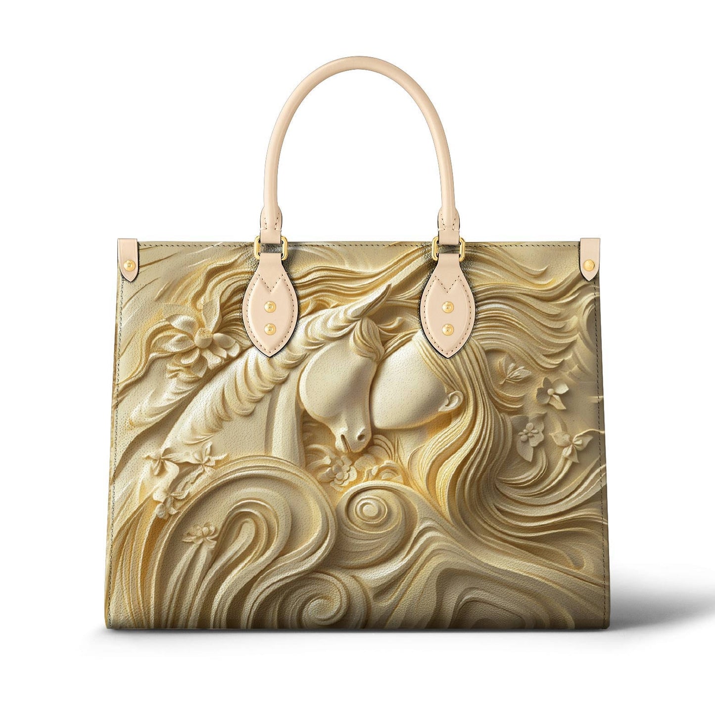 Horse Leather Bag Celestial Horse Embrace