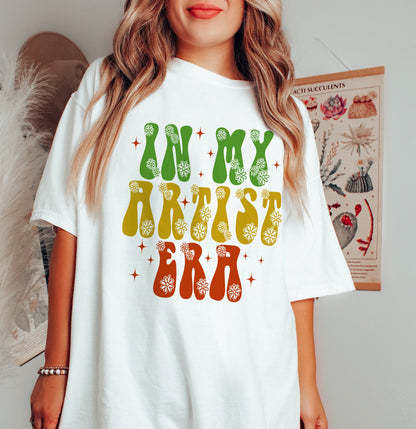 Retro In My Artist Era Shirt, Gift Artist, Makeup Artist Shirt, Artist Tee Gift, Art Lover, Art Teacher Shirt, Tattoo Artist, Painter Tees