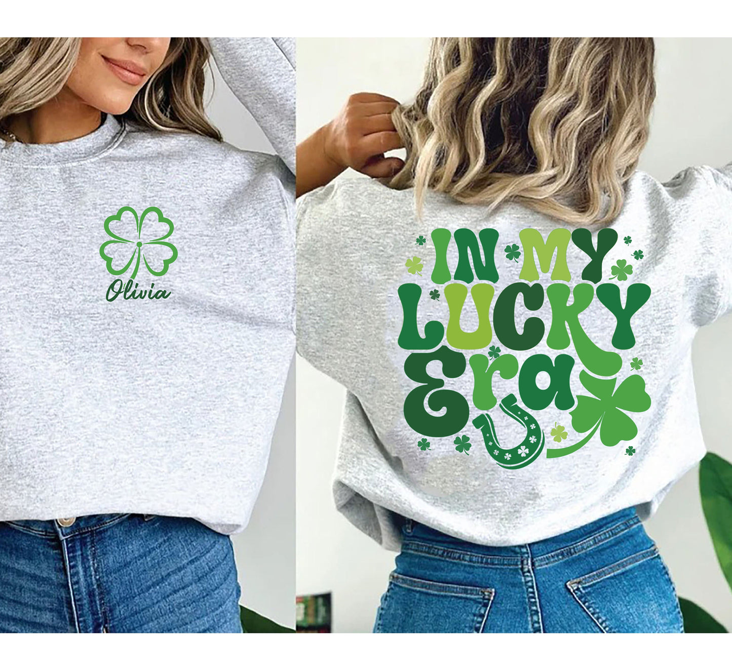 Retro In My Lucky Era Saint Patrick's Day Shirt, St Patricks Day Family Shirt, Shamrock Gift For St Patricks Day, Clover Lucky Shirt