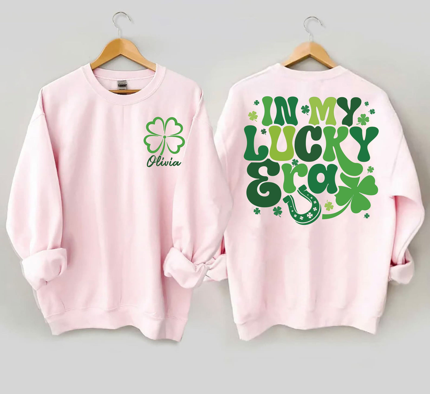 Retro In My Lucky Era Saint Patrick's Day Shirt, St Patricks Day Family Shirt, Shamrock Gift For St Patricks Day, Clover Lucky Shirt