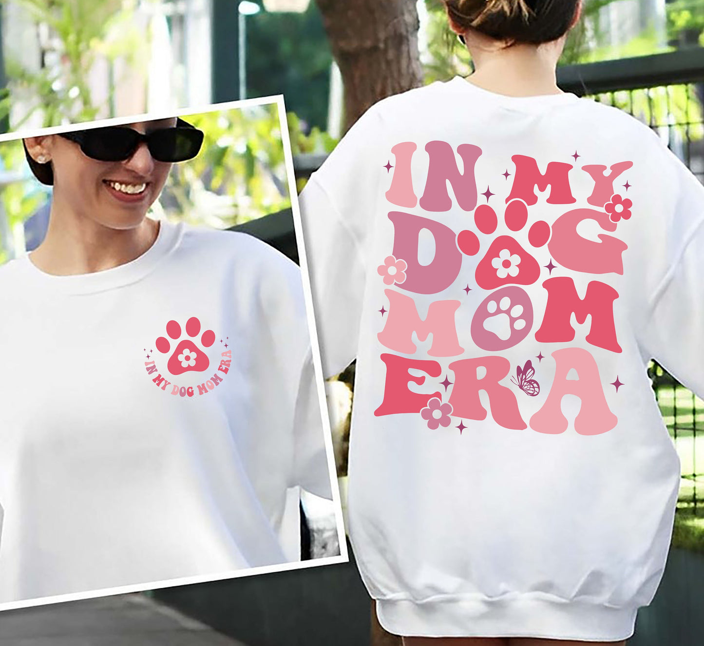 Retro In Dog Mom Era Sweatshirt, Dog Mom Era Shirt, Dog Mom Shirt, Gift for Dog Moms, Dog Mom Gift for Her, Funny Mom Tee, Mom Birthday Gift