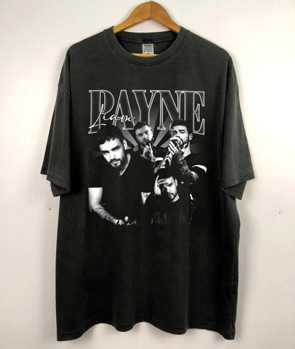 Retro Liam Payne Shirt, 90s Liam Payne unisex tshirt, In Memory Of Liam Payne, member's signature On.e Direc.tion Shirt, Gift for fans