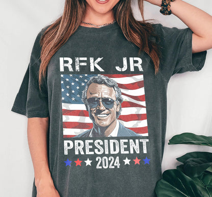 RFK JR For President 2024 T-shirt, Robert Kennedy Jr 24 Shirt, Robert F Kennedy Jr For President 2024 T-Shirt, Kennedy Tee, Election Shirts