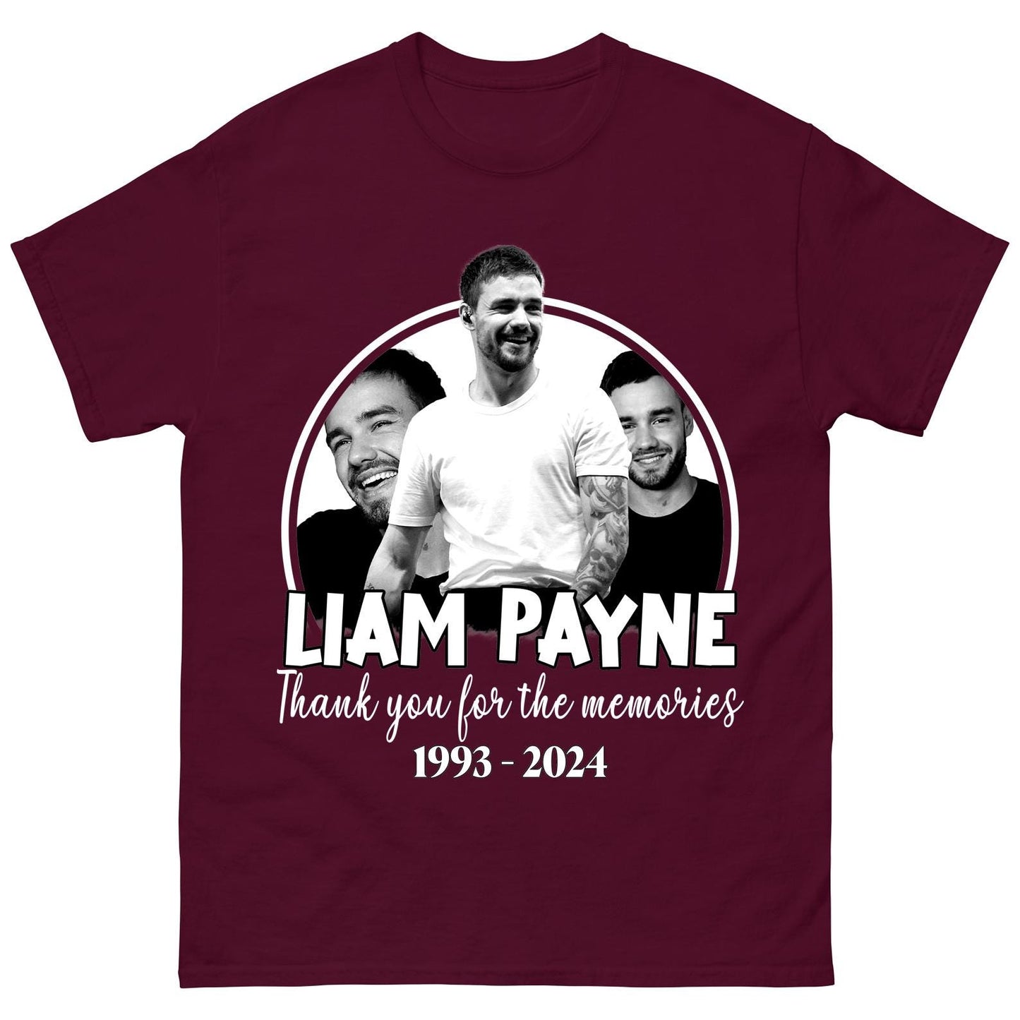 Rip Liam Payne Shirt, Liam Payne Shirt, Liam Payne Tribute Shirt, Liam Payne Memorial Shirt, Liam Payne Thank You For The Memories Shirt
