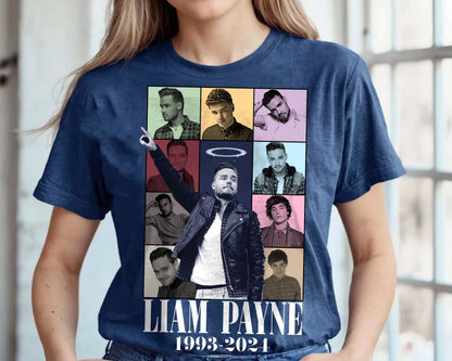 RIP Liam Payne 2024 Shirt, In Memory Of Liam Payne T-shirt, One Direction Tribute Shirt, Thanks For Memories Liam Payne Shirt.