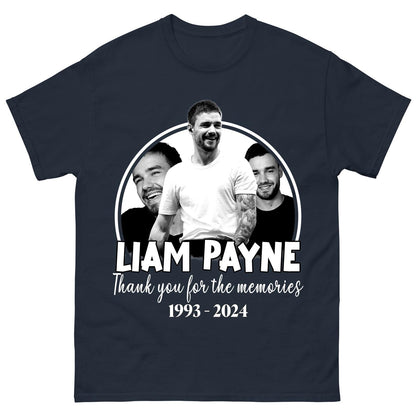 Rip Liam Payne Shirt, Liam Payne Shirt, Liam Payne Tribute Shirt, Liam Payne Memorial Shirt, Liam Payne Thank You For The Memories Shirt