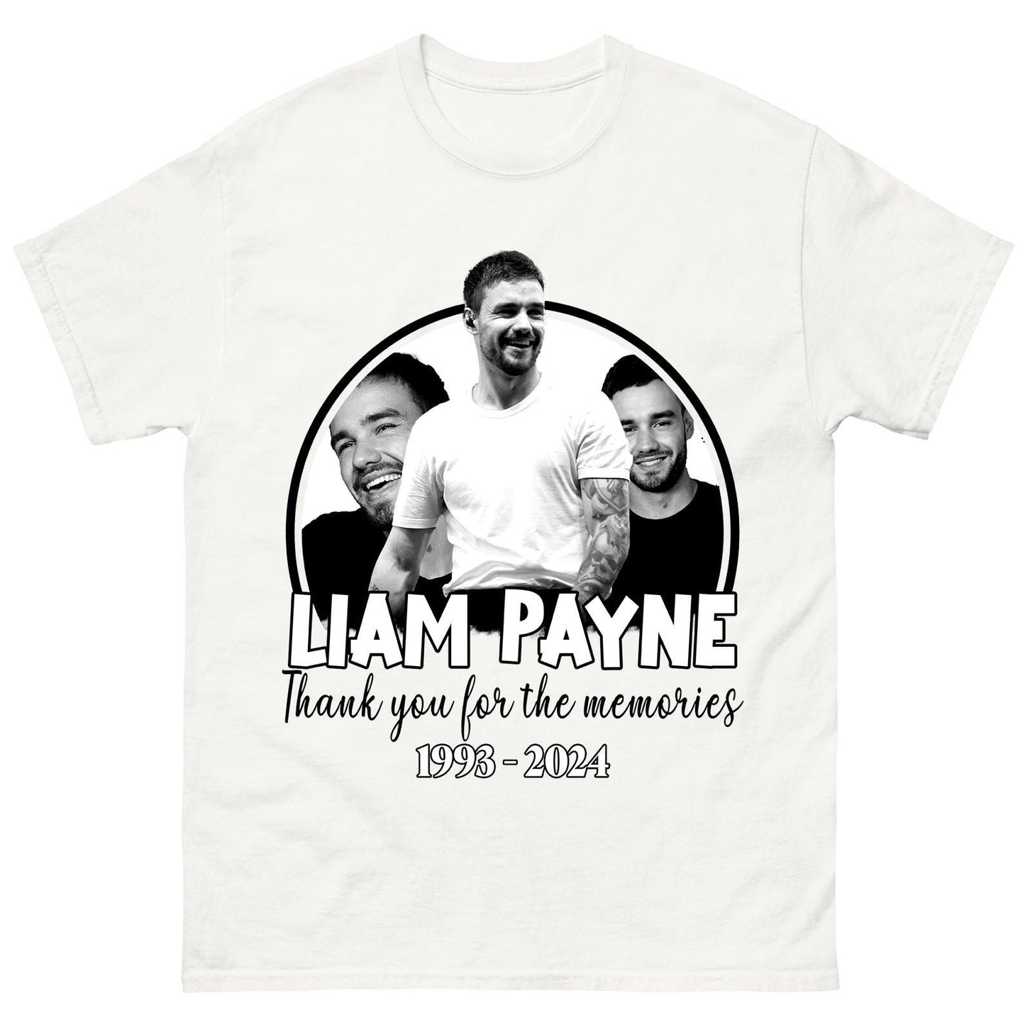 Rip Liam Payne Shirt, Liam Payne Shirt, Liam Payne Tribute Shirt, Liam Payne Memorial Shirt, Liam Payne Thank You For The Memories Shirt
