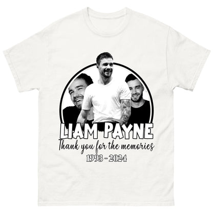 Rip Liam Payne Shirt, Liam Payne Shirt, Liam Payne Tribute Shirt, Liam Payne Memorial Shirt, Liam Payne Thank You For The Memories Shirt