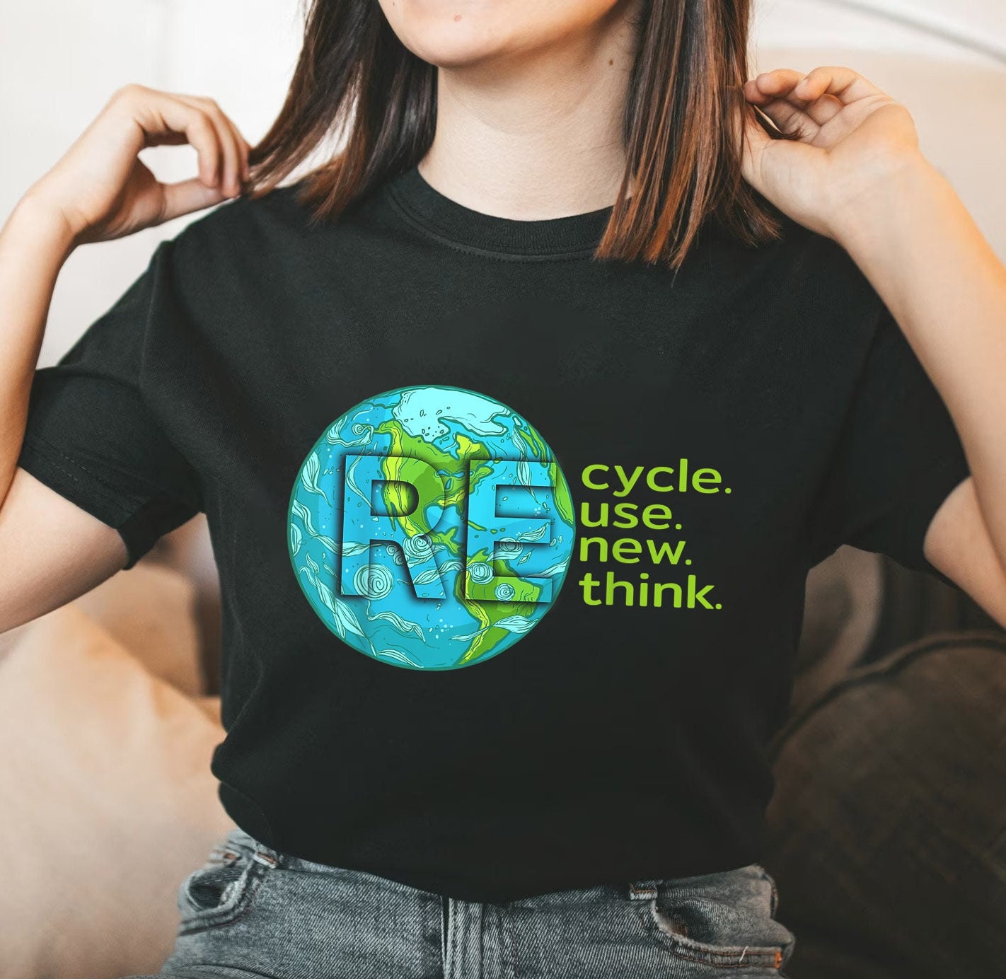 Recycle Reuse Renew Rethink T-shirt