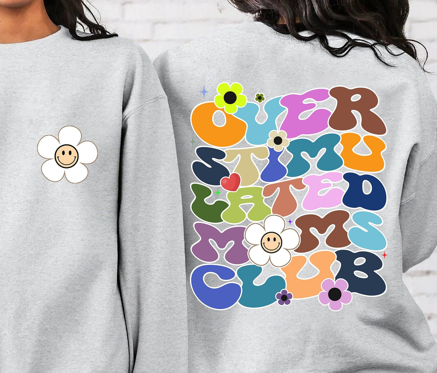 Retro Overstimulated Moms Club, Mother's Day T-shirt, Beach Shirt, Gift Moms Shirt, Weekend Lake Shirt, Funny Graphic Tee